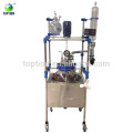 5L Lab Chemical Reactor Double glass Reactor with Condenser and dropping flask